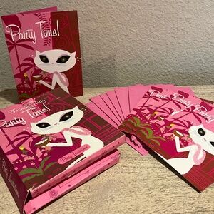 French Kitty Party Invitations Cards - Boxed Set - New
